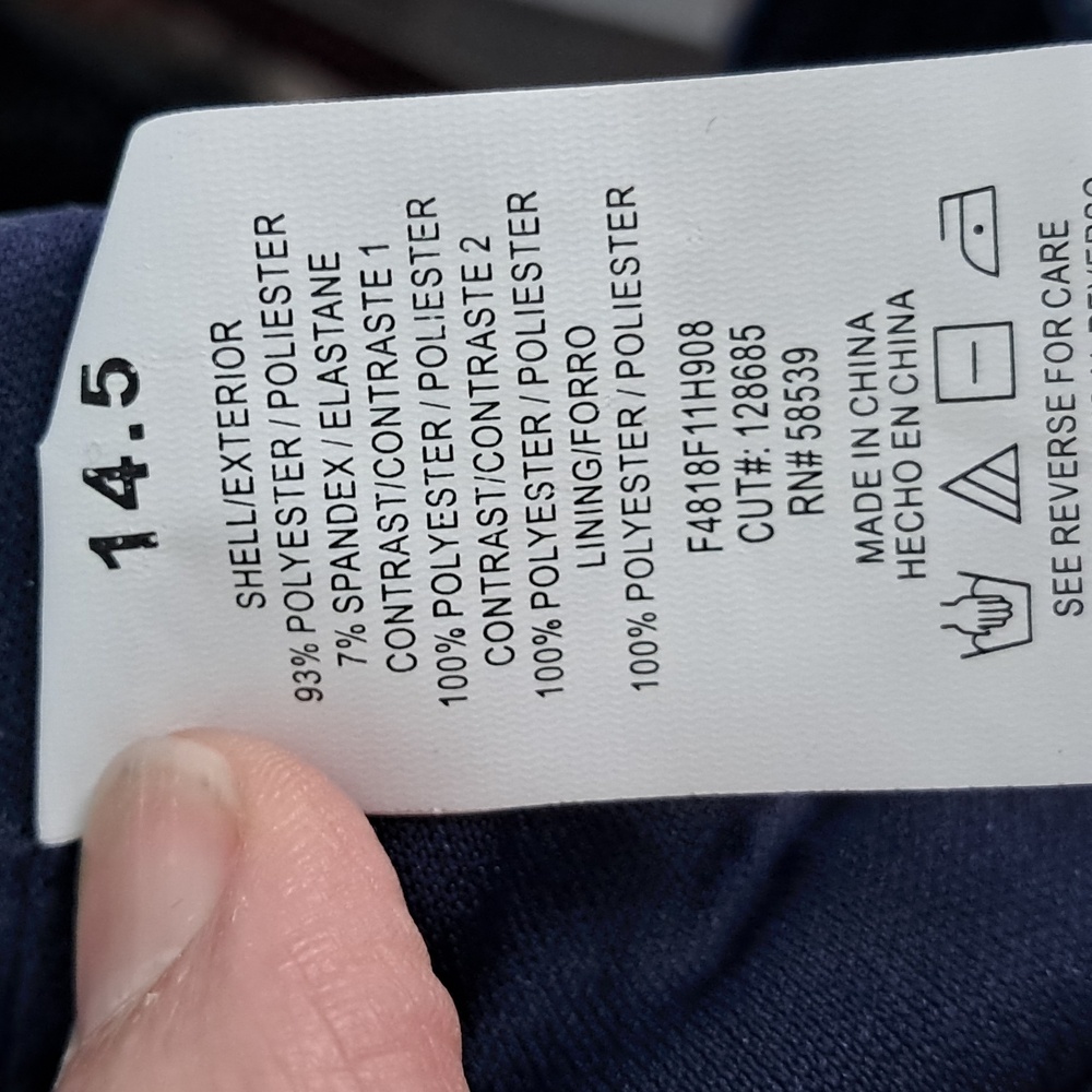 Speechless Kids Dress. Size 14.5. Navy. - Picture 13 of 14